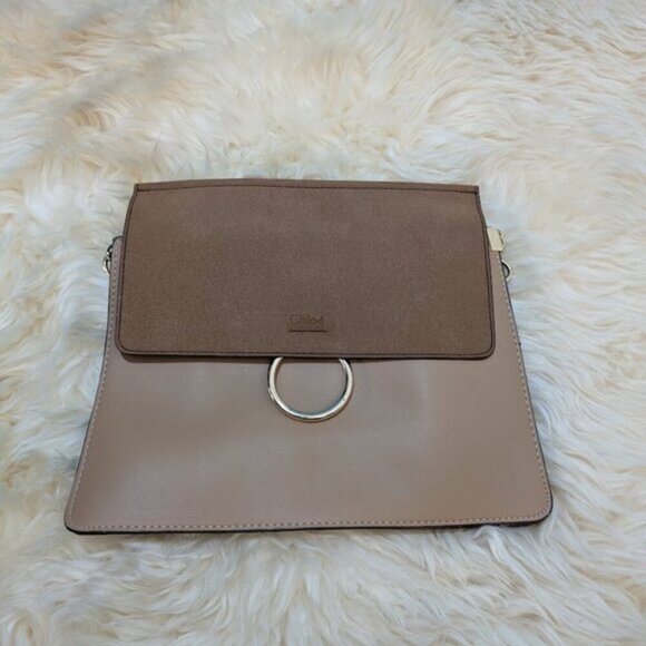 Chloe Chain Link Accent Leather Bag - Picture 1 of 11